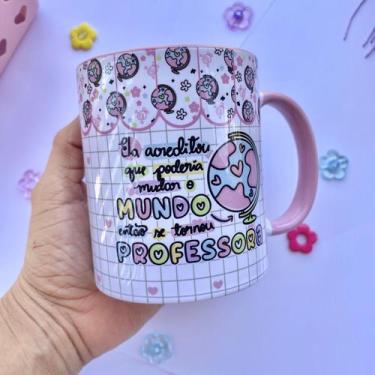 Imagem de Caneca Personalizada Dia dos Professores - Live, MUDAR O MUNDO
