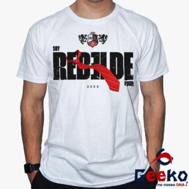 Imagem de Camiseta Soy Rebelde Tour 100% Algodão RBD Geeko, Branco gola careca, 