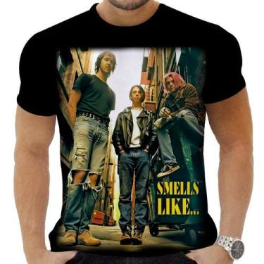 Imagem de Camiseta Camisa Personalizada Rock Metal Nirvana 7 - OBDS, BABYLOOK G