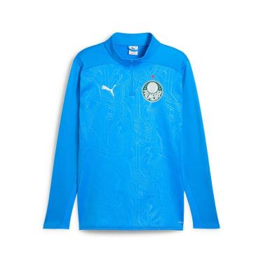 Imagem de Blusa de Treino Quarter-Zip Hybrid Palmeiras 2025 Masculina-Masculino