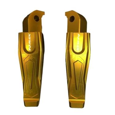 Imagem de Anti-derrapante Pedais de apoio para os pés do passageiro traseiro, para NMAX155 NMAX125 N-MAX125 N-MAX155 2015 2016 2017 2018(Ouro)