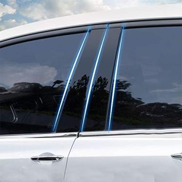 Imagem de BOLTRY Acabamento de molde de pilar de janela de porta de automóvel B para Chevrolet Equinox 2005-2009/Saturn Outlook 2007-2010 6 peças