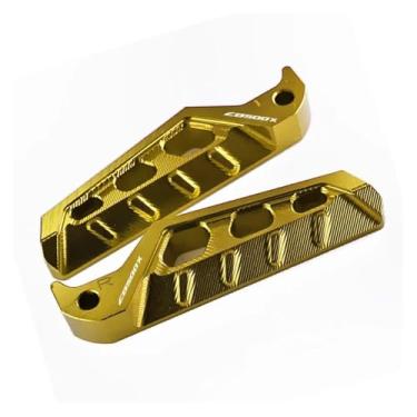 Imagem de Anti-derrapante Para cb500x cb 500x cb500 x 2017-2021 2020 2019 2018 cnc apoio para os pés do passageiro traseiro para pedais traseiros(Ouro)