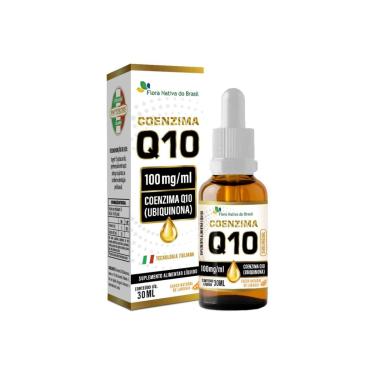 Imagem de Coenzima Q10 100mg gotas Sabor Laranja 30ml Flora Nativa-Unissex