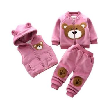 Imagem de Conjunto De Roupas Quentes De Inverno Para Bebês Meninos E Meninas, Su