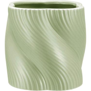 Imagem de Cachepô Vaso Decorativo Home&co Cerâmica 12x11x11cm Verde