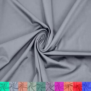 Imagem de Texco Inc 157,5 cm de largura Nylon Spandex tecido opaco por jarda - 185GSM, peso médio, respirável, elasticidade em 4 vias - ideal para atividades e roupas esportivas, ioga e artesanato, azul marinho