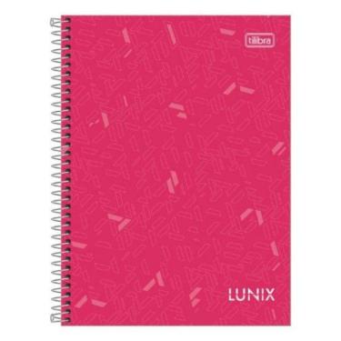Imagem de Caderno Espiral Universitário Capa Dura A4 10 Matérias 160 Folhas Lunix Tilibra Rosa