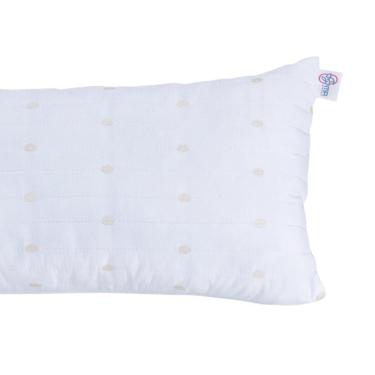 Imagem de Almofada Rolinho Com Enchimento Urbany Hipercal 400 Fios 100% Poliéster - Branco