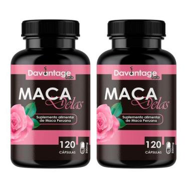 Imagem de Kit 2x Ma ca Perua na Mulher Premium 500 mg 240 Cáps Davantage Lab