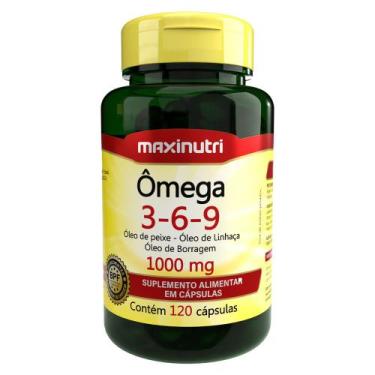 Imagem de Ômega 3-6-9 Triplo 1000mg 120 Cápsulas Maxinutri