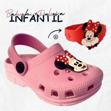 Imagem de Kit Babuche Sandália Infantil Leve e Confortável +Pulseira - Deidara, 