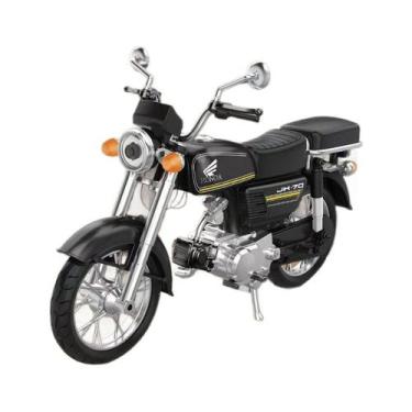 Imagem de Modelo de motocicleta Toy JH-70 Black Vintage Alloy para crianças - ta