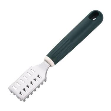 Imagem de Removedor de escamação de peixe, raspador de aço inoxidável, design ve