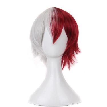 Imagem de Peruca de festa à fantasia My Hero Academia Todoroki Shoto Anime - tai