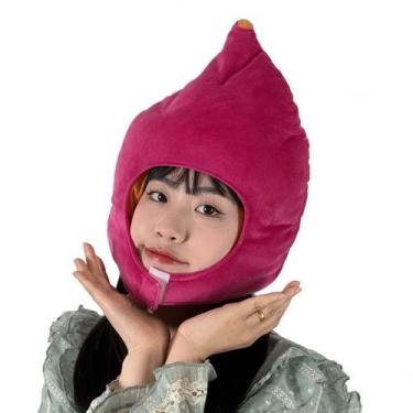 Imagem de Chapéu fofo de batata doce para adultos - Cosplay criativo de vegetais
