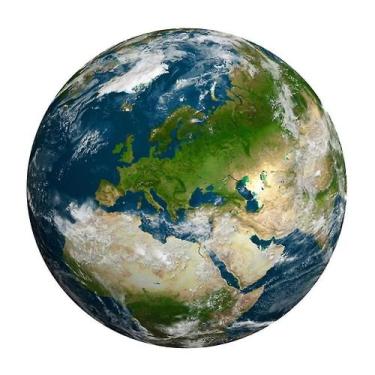 Imagem de Quebra-cabeça de 1000 peças: Space Moon Earth Circula DIY - Gloome Sto