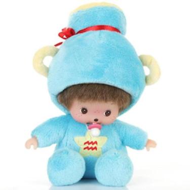 Imagem de Boneca de brinquedo de pelúcia Aquarius Monchhichi Monkiki 15cm - Gloo