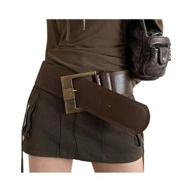 Imagem de Cinto Largo Retrô Estilo American Spice Girl Para Saia, Decorativo E P