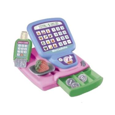 Imagem de Caixa Registradora Colors Infantil Brinquedo - Ref 7890 - Zucatoys