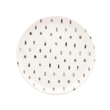 Imagem de Prato De Sobremesa De Cerâmica 20Cm Flat Samambaia Oxford