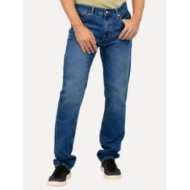 Imagem de Calça Levis Jeans Masculina 505 Regular Custom Denim Azul-Masculino