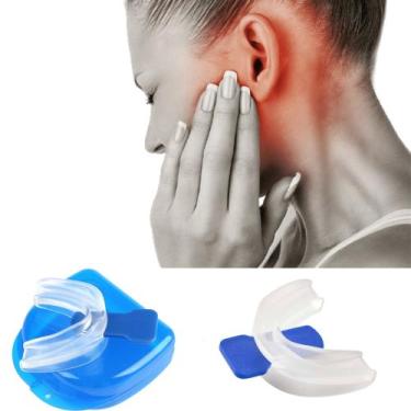 Imagem de Aparelho Oral Moldável Anti Bruxismo Ronco e Ranger de Dentes + Case -