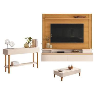 Imagem de Home Suspenso Astor Cinamomo Off White Com Mesa De Centro Liz E Aparad