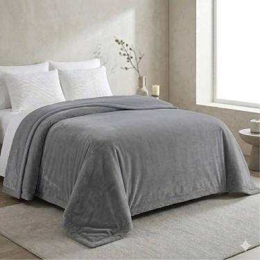 Imagem de Cobertor King Atrium Double Action Jolitex Cinza Las Palmas