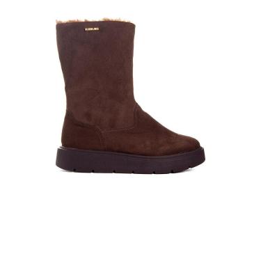 Imagem de Bota Feminina Quiz Forrada Pelos Inverno Marrom-Feminino