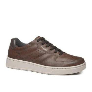 Imagem de Tênis Casual Pegada Masculino Microfibra- Pinhão-Masculino