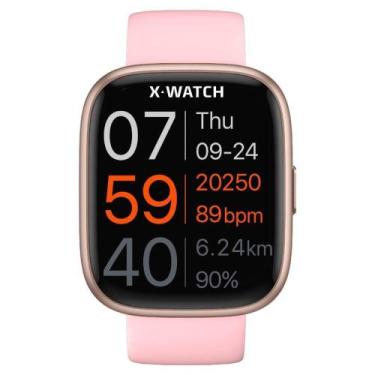 Imagem de Relogio Smartwatch Unissex Alexa X-Watch XSWUQPI006A - Rosa - Orient