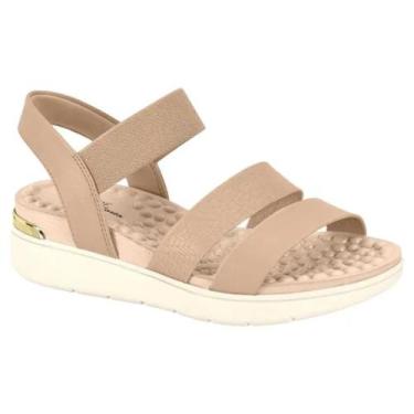 Imagem de Sandália Feminina Modare Casual Ortopédica Bege 7151119, Bege, 38
