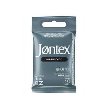 Imagem de Preservativo Jontex Lubrificado Com 3 Unidades - RECKIT PERFUMARIA
