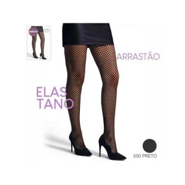 Imagem de Meia Calca Selene Arrastão 9980 Preto, M, Preto