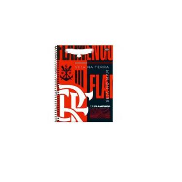 Imagem de Caderno Espiral Universitário 1 Matéria Flamengo 80 Folhas Foroni, Cin