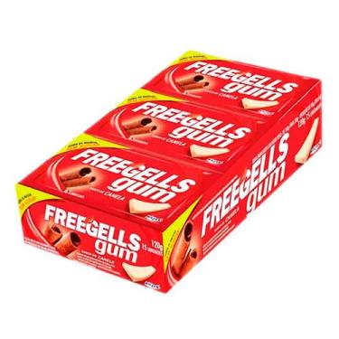 Imagem de Chiclete Freegells Gum Canela com 15 unidades