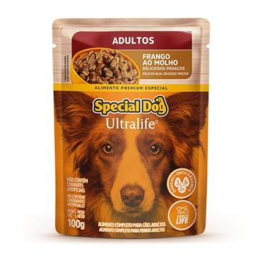 Imagem de Especial dog ultra Life sabor frango ao molho adulto, 100g