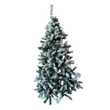 Imagem de Árvore Natal Nevada Parede 1,5m 363 Galhos Sem Base Verde - tok da cas