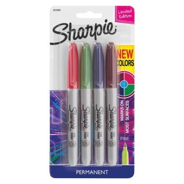 Imagem de Marcador Permanente Sharpie Fina Cosmic C/4 - PAPERMATE