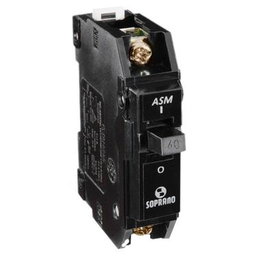 Imagem de Disjuntor Soprano 1P 35A Nema ASM-B Preto