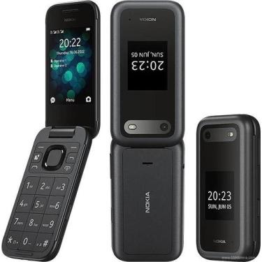 Imagem de celular 2660 flip 4g dual chip telefone celular 2660 flip botoes grand