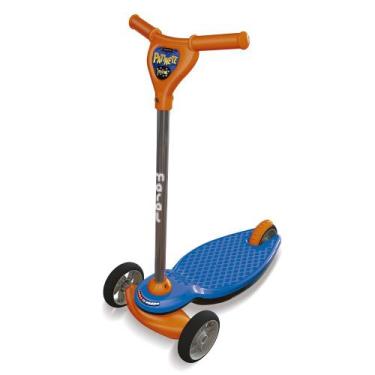 Imagem de Patinete Infantil Maral Colorido com 3 Rodas De Borracha e Freio