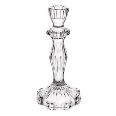 Imagem de WOLFF - Castiçal para Vela de Vidro Athenas 10cm x 10cm x 20,5cm