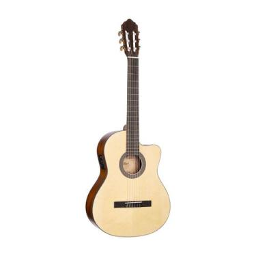 Imagem de Violão eletroacústico cort ac120ce op nylon natural