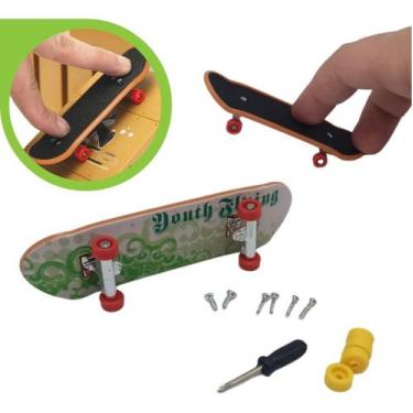 Imagem de Skate De Dedo Profissional Fingerboard Brincar Infantil - Peach, Minia