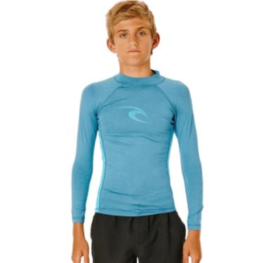 Imagem de Camiseta De Surf Rip Curl Boys Waves Blue Marle