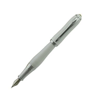 Imagem de Duke Fude Nib Caneta-tinteiro de natureza média a larga madrepérola na tampa com bolsa de caneta esboçando arte desenho assinatura caligrafia conjunto de estojo