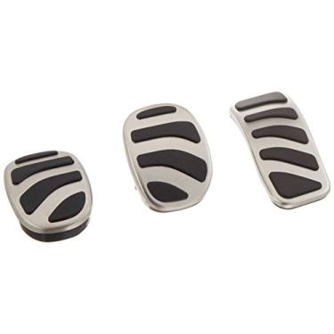 Imagem de Mopar 82214197 Kit de pedal de acelerador/freio/embreagem de aço inoxidável, pacote com 3