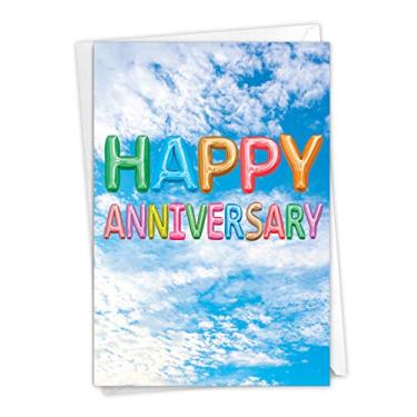 Imagem de The Best Card Company - Cartão comemorativo de aniversário com envelope - Papelaria amorosa para cônjuge - Mensagens infladas C5651TANG